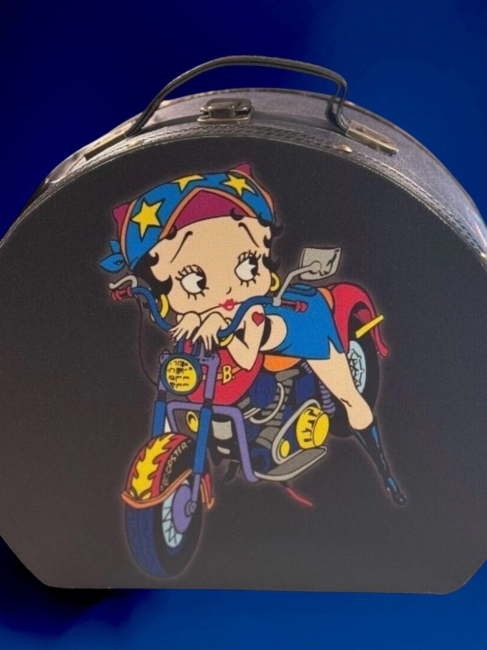 Betty Boop SS Sarna Motorcycle Hat Box
